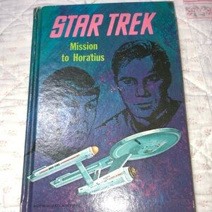 Star Trek Mission to Horatius hardcover book 1968 great shape. Collectible